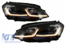 Volkswagen Golf (MK7) R-Design Első Lökhárító és Dinamikus LED-es, DRL Fényszórópár (Évj.: 2013 - 2017) by CarKitt