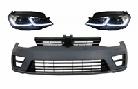 Volkswagen Golf (MK7) R-Design Első Lökhárító és Dinamikus LED-es, DRL Fényszórópár (Évj.: 2013 - 2017) by CarKitt
