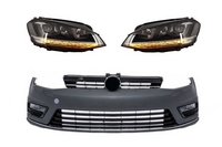 Volkswagen Golf (MK7) R-Design Első Lökhárító és Dinamikus 3D LED-es, DRL Fényszórópár (Évj.: 2013 - 2017) by CarKitt