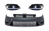 Volkswagen Golf (MK7) R-Design Első Lökhárító és Dinamikus LED-es, DRL Fényszórópár (Évj.: 2013 - 2017) by CarKitt