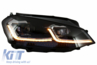 Volkswagen Golf (MK7) R-Design Első Lökhárító és Dinamikus LED-es, DRL Fényszórópár (Évj.: 2013 - 2017) by CarKitt