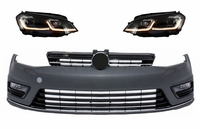 Volkswagen Golf (MK7) R-Design Első Lökhárító és Dinamikus LED-es, DRL Fényszórópár (Évj.: 2013 - 2017) by CarKitt