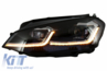 Volkswagen Golf (MK7) R-Design Első Lökhárító és Dinamikus LED-es, DRL Fényszórópár (Évj.: 2013 - 2017) by CarKitt