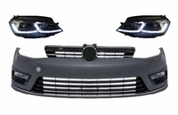 Volkswagen Golf (MK7) R-Design Első Lökhárító és Dinamikus LED-es, DRL Fényszórópár (Évj.: 2013 - 2017) by CarKitt