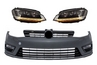 Volkswagen Golf (MK7) R-Design Első Lökhárító és Dinamikus 3D LED-es, DRL Fényszórópár (Évj.: 2013 - 2017) by CarKitt