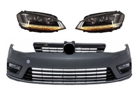 Volkswagen Golf (MK7) R-Design Első Lökhárító és Dinamikus 3D LED-es, DRL Fényszórópár (Évj.: 2013 - 2017) by CarKitt