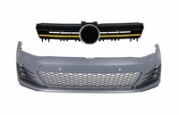 Volkswagen Golf (MK7) GTI Look Első Lökhárító és Sárga Hűtőrács (Évj.: 2013 - 2017) by CarKitt