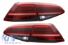 Volkswagen Golf (MK7) GTI Design Hátsó Diffúzor és Full LED Matrix Look Hátsó Lámpapár (Évj.: 2017 - 2020) by CarKitt