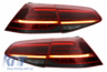 Volkswagen Golf (MK7) GTI Design Hátsó Diffúzor és Full LED Matrix Look Hátsó Lámpapár (Évj.: 2017 - 2020) by CarKitt