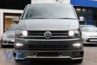 Volkswagen Transporter (T6) Sportline Design Első Lökhárító Toldat és DRL (Évj.: 2016-tól) by CarKit