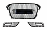 Audi A4 (B8) RS Design Jelnélküli Hűtőrács és Ködlámparács (Évj.: 2012 - 2015) by CarKitt