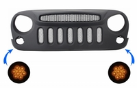 Jeep Wrangler / Rubicon (JK) Angry Birds Design LED-es Indexpár és Specter Design Hűtőrács (Évj.: 2007 - 2017) by CarKitt