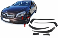 Mercedes-Benz A-Klasse (W176) A45 AMG Design 6-részes Splitter Készlet (Évj.: 2012 - 2015.08) by CarKitt