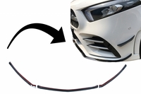 Mercedes-Benz A-Klasse (W177) A35 AMG Black Edition Design 3-részes Első Toldat (Évj.: 2018.04-től) by CarKitt