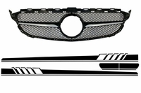 Mercedes-Benz C-Klasse (C205/A205) C63 AMG Design Hűtőrács és Matrica Dekorszett (Évj.: 2014 - 2018) by CarKitt