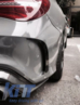 Mercedes-Benz CLA-Klasse (W117) CLA45 AMG Design Karbon Fóliázott 6-részes Splitter Készlet (Évj.: 2013 - 2016) by CarKitt
