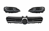 Volkswagen Golf (MK7) G7.5 Look Első Dinamikus LED-es Fényszórópár és Króm Hűtőrács (Évj.: 2012 - 2017) by CarKitt