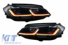 Volkswagen Golf (MK7) GTI Look Első Dinamikus LED-es Fényszórópár és Hűtőrács (Évj.: 2017 - 2020) by CarKitt