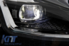 Volkswagen Golf (MK7) GTI Look Első Dinamikus LED-es Fényszórópár és Hűtőrács (Évj.: 2017 - 2020) by CarKitt