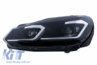 Volkswagen Golf (MK6) R20 Look Hűtőrács és Dinamikus LED-es Fényszórópár (Évj.: 2008 - 2012) by CarKitt
