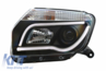 Dacia Duster LED-es TubeLight Design Első Fényszórópár (Évj.: 2009 - 2014) by CarKitt