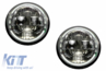 Jeep Wrangler (JL/JK) Halo Design, CREE LED-es, DRL-es Első Fényszórópár (Évj.: 1976 - 2019) by CarKitt