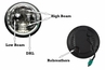 Jeep Wrangler (JL/JK) Halo Design, CREE LED-es, DRL-es Első Fényszórópár (Évj.: 1976 - 2019) by CarKitt
