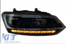 Volkswagen Polo (6R/6C) Matrix Look, Dinamikus LED-es, Lightbar Első Fényszórópár (Évj.: 2010 - 2017) by CarKitt