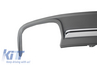 Audi A4 (B8) S4 Design Hátsó Lökhárító Diffúzor és Kipufogóvégpár (Évj.: 2012  - 2015) by CarKitt
