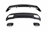 Mercedes-Benz A-Klasse (W176) Brabus Design Diffúzor, Tetőspoiler és Kipufogóvégpár (Évj.: 2012 - 2018) by CarKitt