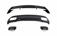 Mercedes-Benz A-Klasse (W176) Brabus Design Diffúzor, Tetőspoiler és Kipufogóvégpár (Évj.: 2012 - 2018) by CarKitt