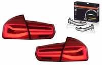 BMW 3-as Széria (F30) Dinamikus LED-es Hátsó Lámpapár és Visszapillantó Irányjelzőpár (Évj.: 2011 - 2019) by Carkitt