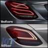 Mercedes-Benz C-Klasse (W205) Facelift Design Dinamikus LED-es Hátsó Lámpapár (Évj.: 2014 - 2018) by Carkitt