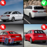 Audi A3 (8V) S3 Design Hátsó Diffúzor és Kipufogóvégpár (Évj.: 2012 - 2015) by CarKitt