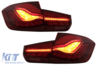 BMW 3-as Széria (F30/F35/F80) M4 Design, OLED, Dinamikus LED-es Hátsó Lámpapár (Évj.: 2011 - 2019) by CarKitt