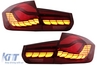 BMW 3-as Széria (F30/F35/F80) M4 Design, OLED, Dinamikus LED-es Hátsó Lámpapár (Évj.: 2011 - 2019) by CarKitt