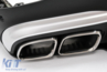 Mercedes-Benz GLC-Klasse (C253) GLC43 AMG Design Hátsó Lökhárító Diffúzor és Kipufogóvégpár (Évj.: 2020-tól) by CarKitt