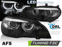 BMW X5-ös Széria (E70) 3D LED-es, Angel Eyes, AFS-el szerelt, True DRL Első Fényszórópár (Évj.: 2007 - 2013) by Tuning-Tec