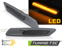 BMW 5-ös Széria (F10, F11) Dinamikus LED-es Karbon Oldalsó Indexpár (Évj.: 2010 - 2013) by Tuning-Tec