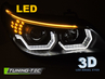 BMW 5-ös Széria (E60, E61) 3D LED Angel Eyes Első Fényszórópár (Évj.: 2003 - 2007) Tuning-Tec