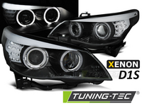 BMW 5-ös Széria (E60/E61) Angel Eyes Xenon Első Fényszórópár (Évj.: 2005 - 2007) by Tuning-Tec