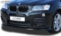 BMW X3 (Typ.: F25), M-Technik, Első Lökhárító Toldat Spoiler,  -VARIO-X- by RDX-Racedesign