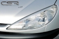 CSR-Tuning Morcosító Szemöldök Spoiler Peugeot 206