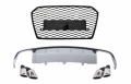 Audi A6 (4G) RS6 Design Jelnélküli Hűtőrács és Hátsó Diffúzor (Évj.: 2015 - 2018) by CarKitt