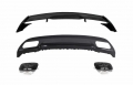 Mercedes-Benz A-Klasse (W176) Brabus Design Diffúzor, Tetőspoiler és Kipufogóvégpár (Évj.: 2012 - 2018) by CarKitt