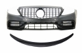 Mercedes-Benz C-Klasse (W205) C63 AMG Style Első Lökhárító, Hűtőrács és Csomagtér Spoiler (Évj.: 2014 - 2018) by CarKitt