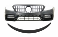 Mercedes-Benz C-Klasse (W205) C63 AMG Style Első Lökhárító, Hűtőrács és Csomagtér Spoiler (Évj.: 2014 - 2018) by CarKitt