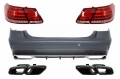 Mercedes-Benz E-Klasse (W212) E63 AMG Style Hátsó Lökhárító, Lámpapár és Kipufogóvégpár (Évj.: 2009 - 2012) by CarKitt