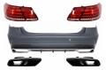 Mercedes-Benz E-Klasse (W212) E63 AMG Style Hátsó Lökhárító, Lámpapár és Kipufogóvégpár (Évj.: 2009 - 2012) by CarKitt