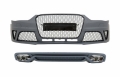Audi A4 (B8) RS4 Design Első Lökhárító, Hátsó Diffúzor és Króm Kipufogóvég (Évj.: 2012 - 2015) by CarKitt